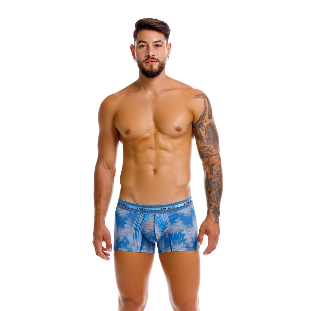 Mundo Unico Folio Men's Blue Short Boxer Briefs