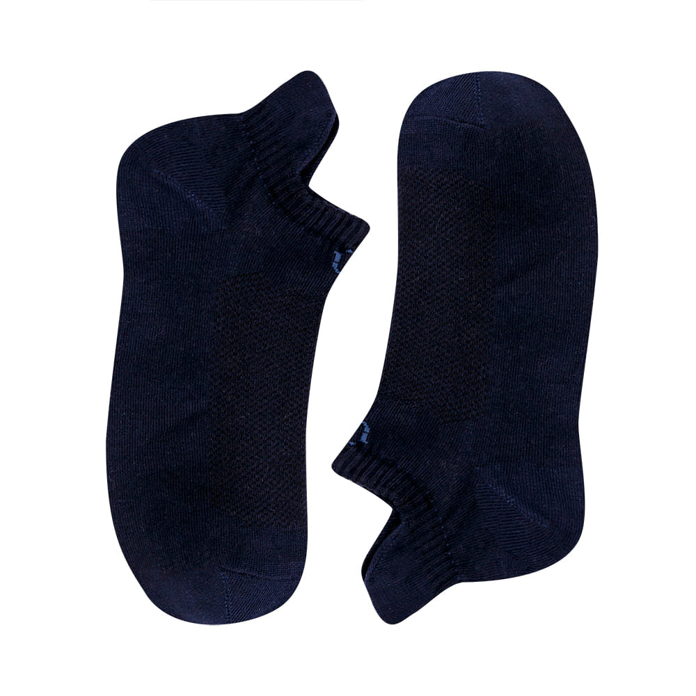 Mundo Unico Bonanza Men's Dark Navy Blue Ankle Socks